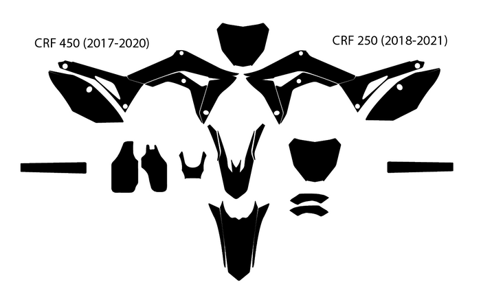 CRF 450 (2017-2020) Full Decal Kit