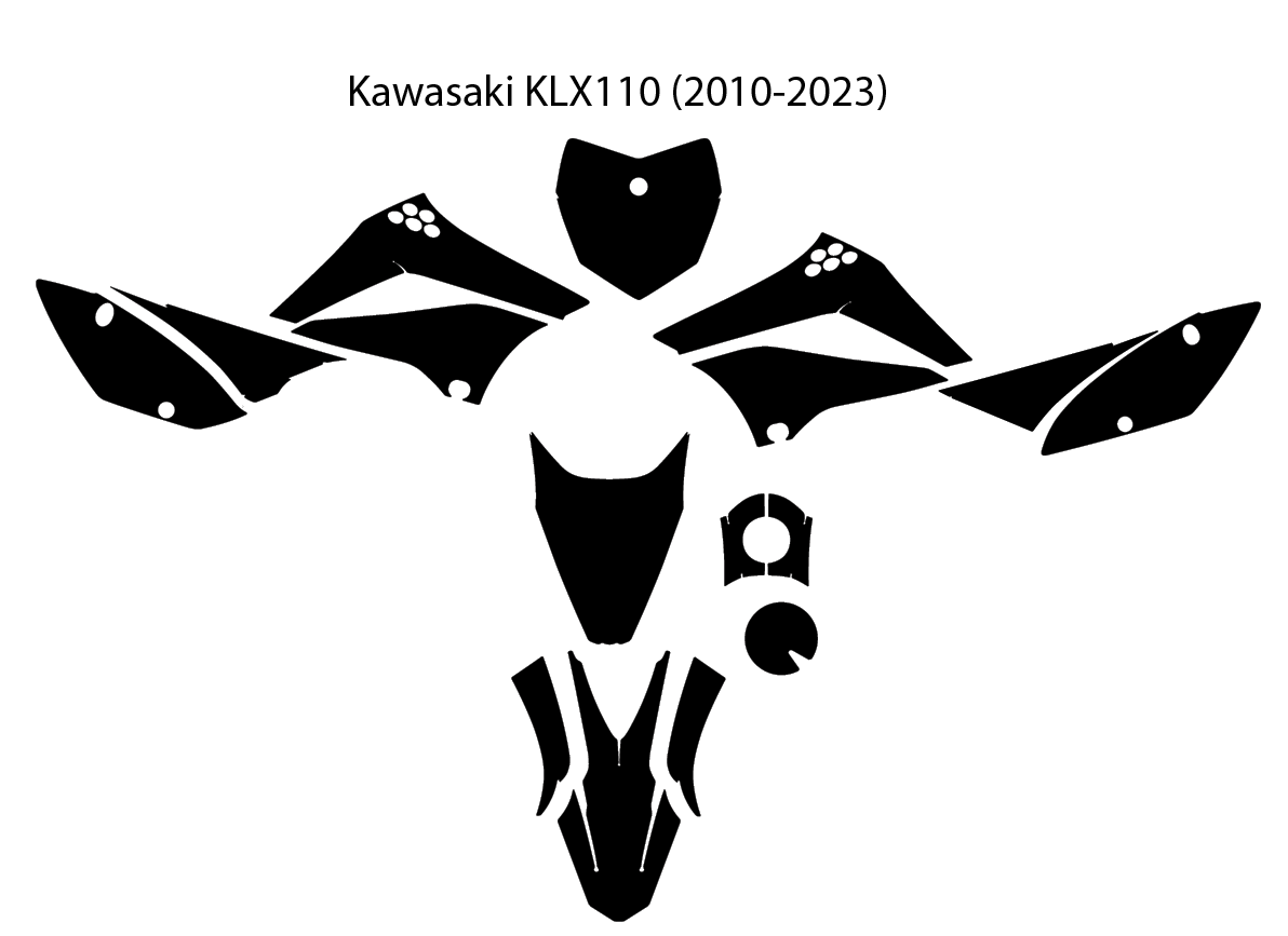 KLX 110 (2010-2023) Full Decal Kit
