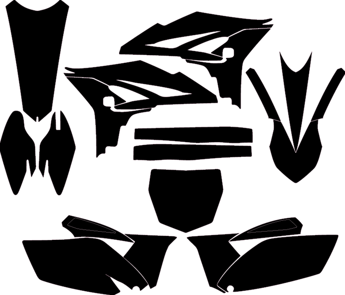 YZF250 (2010-2012) Full Decal Kit
